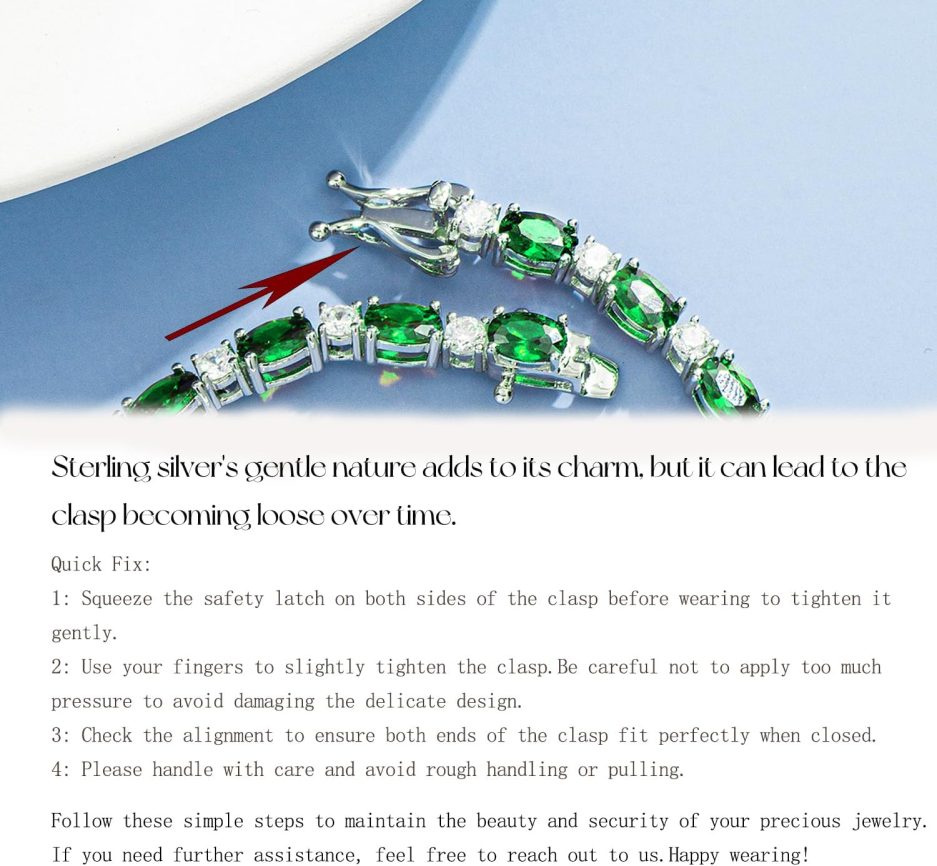 Birthstone Bracelets Sterling Silver Tennis Bracelets Charm Fine Jewelry Mother's Day Birthday Gifts for Women Mom 7" - Image 5